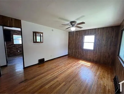 Rent-ready living room at 5262 N 50th St, Milwaukee