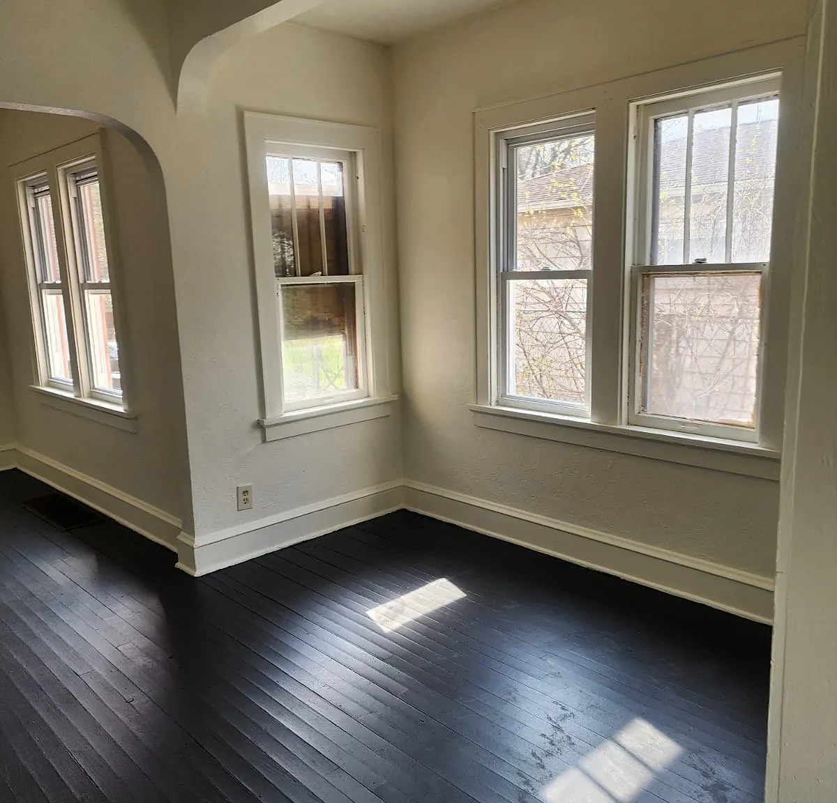Refinished floors and fresh paint at 5382 N 66th St, Milwaukee